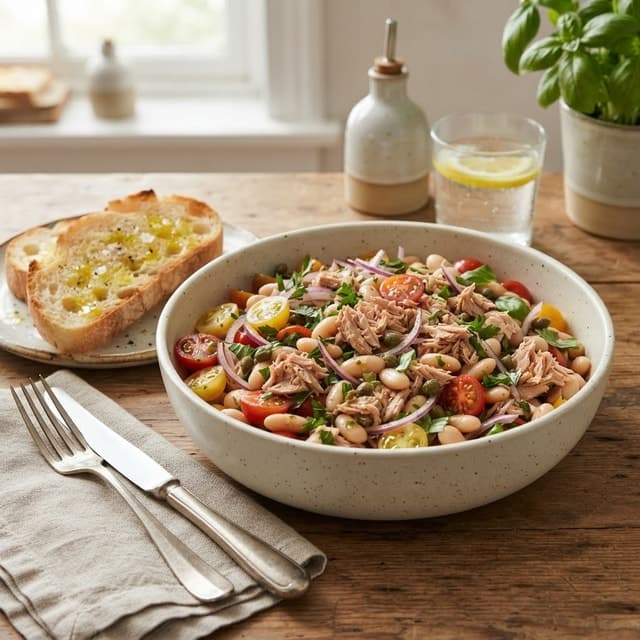 Tuscan Tuna and White Bean Salad